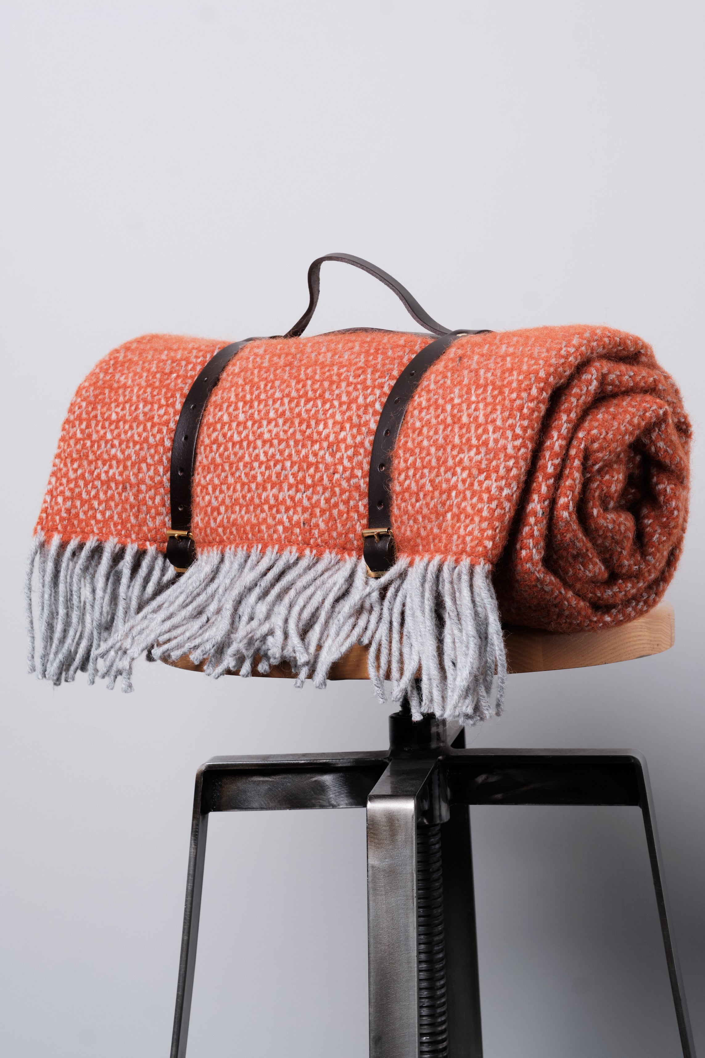 Wool Pumpkin Picnic Blankets with Waterproof Backing - Dot&Tom.com